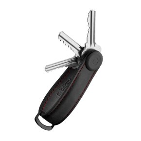 orbitkey Schlüssel-Organizer  horse leather obsidian black